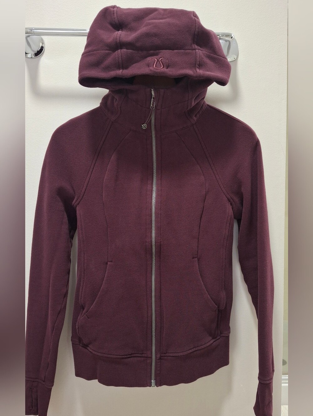 lululemon athletica Maroon Zip-Up Jacket